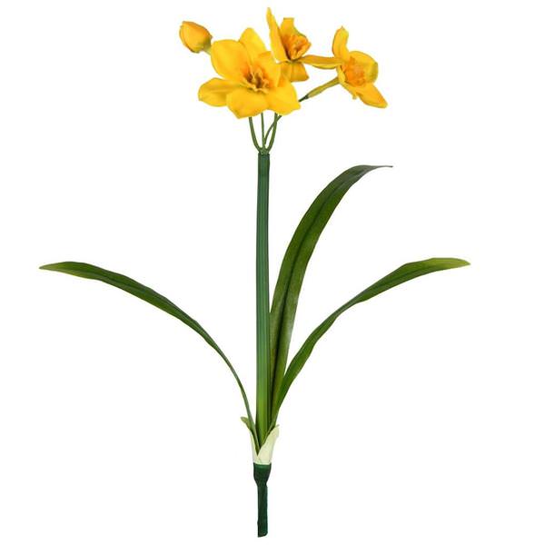 13" Artificial Yellow Narcissus Spray (3 pack)