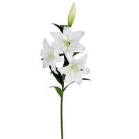 Vickerman 36" Artificial White Lily Spray (2 pack)