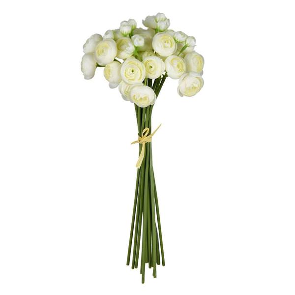 15.5" Artificial Cream Lotus Bundle