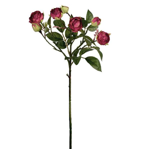 20.5" Artificial Purple Tea Rose Spray (3 pack)