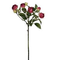 Vickerman 20.5" Artificial Purple Tea Rose Spray (3 pack)