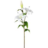 Vickerman 33.5" Artificial White Lily Spray