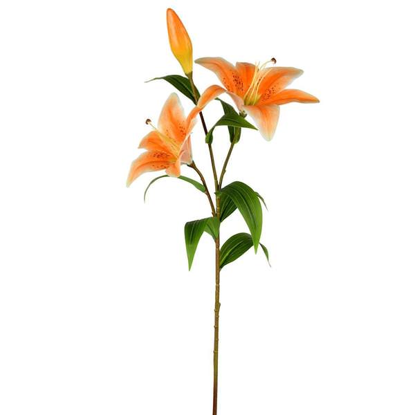 33.5" Artificial Orange Lily Spray