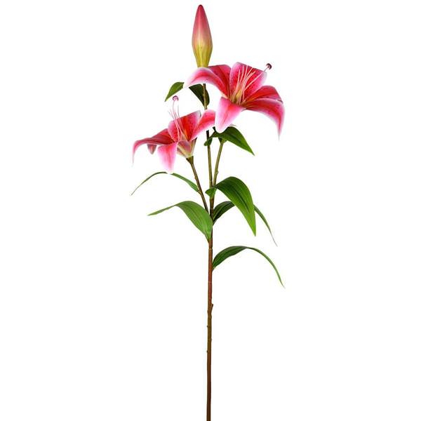 33.5" Artificial Pink Lily Spray (2 pack)