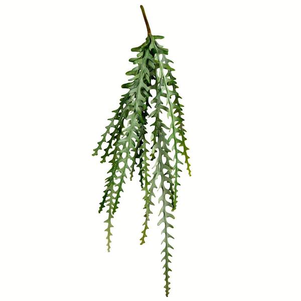 37" Artificial Green Fern Bush