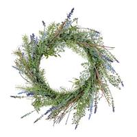 Vickerman 21" Artificial Lavender Wreath