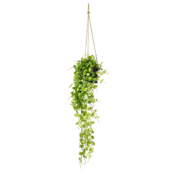 29" Artificial Mini Leaf Hanger in Pot