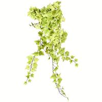 View 34" Artificial Light Green Ivy Hanging Bush