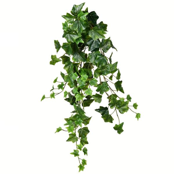 28" Artificial Green Ivy Hanging Bush