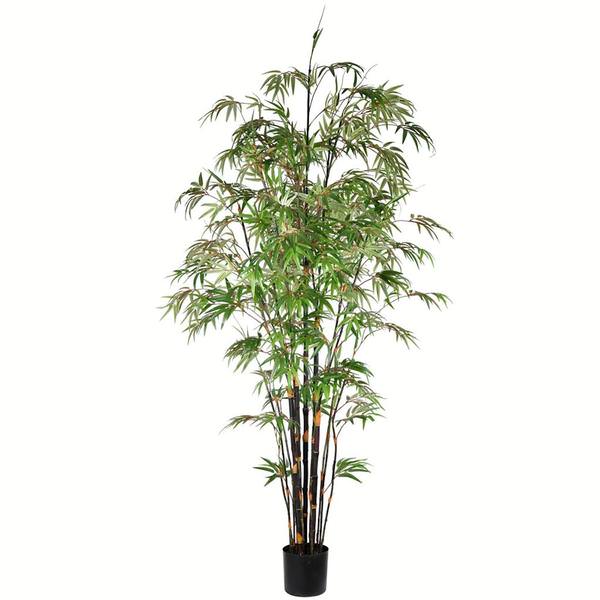 8' Artificial Potted Black Japanese Bamboo Tree