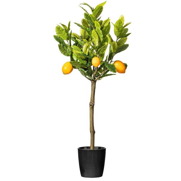 3' Potted Artificial Lemon Tree