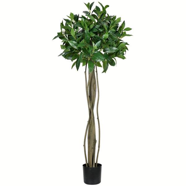 4' Artificial Potted Bay Leaf Tree