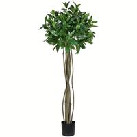 View 4' Artificial Potted Bay Leaf Tree