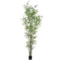 Vickerman 8' Artificial Potted Mini Bamboo Tree