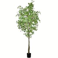 Vickerman 9' Artificial Potted Ginko Tree