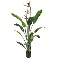 Vickerman 4' Potted Artificial Bird of Paradise Palm Tree