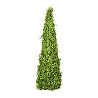 Vickerman 26" Artificial Green Mini Leaves Cone