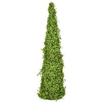 Vickerman 36" Artificial Green Mini Leaves Cone