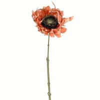 Vickerman 24" Artificial Brown Sunflower Stem (4 pack)
