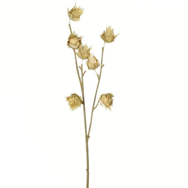 24" Artificial Green Hibiscus Spray (3 pack)