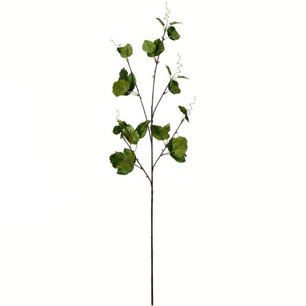 34" Artificial Green Hop Leaf Spray (3 pack)
