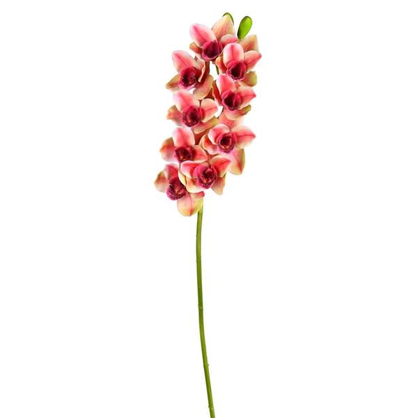 33" Artificial Purple Cymbidium Stem