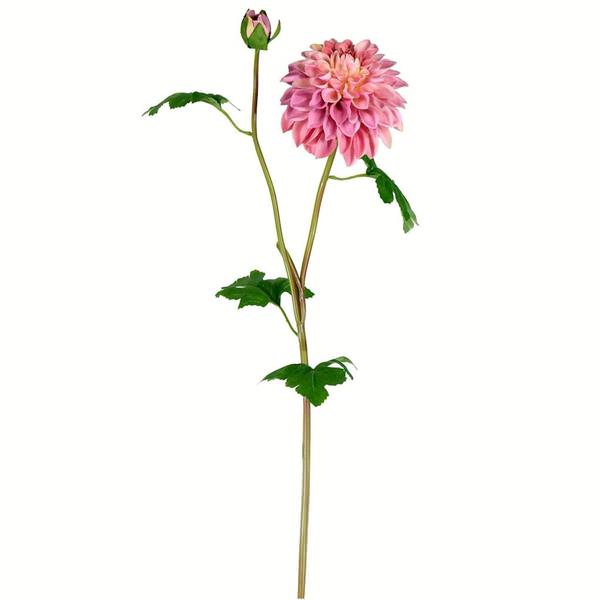 24" Artificial Purple Dahlia Stem (3 pack)