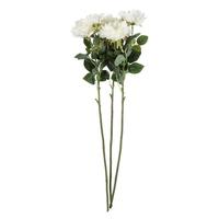 View 27" Artificial White Rose Stem (3 pack)