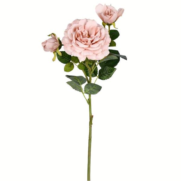 27" Artificial Gray Mauve Rose Stem (3 pack)