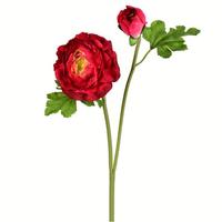 Vickerman 19" Artificial Fuchsia Ranunculus Stem (6 pack)