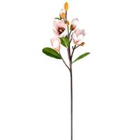 Vickerman 28" Artificial Pink Magnolia Stem (3 pack)