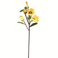 View 28" Artificial Yellow Magnolia Stem (3 pack)
