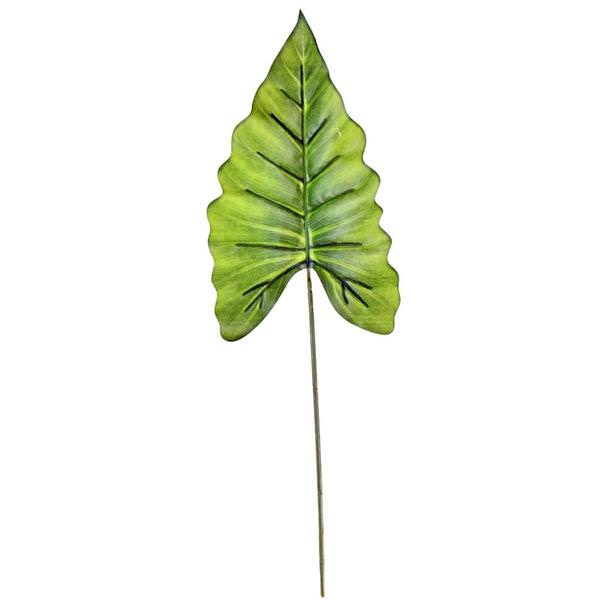 15" Artificial Green Calla Leaf Real Touch Spray (12 pack)