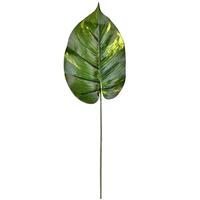 Vickerman 15" Artificial Green Pothos Leaf Real Touch Spray (12 pack)