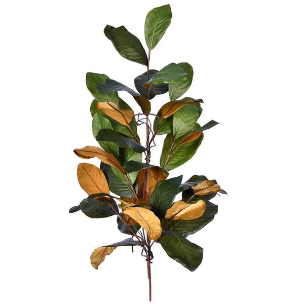 32" Artificial Green Magnolia Swag