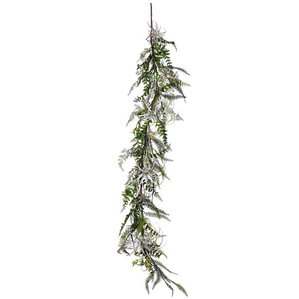 6' Artificial Green Fern Garland