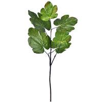 View 26" Artificial Green Fig Leaf Spray (3 pack)