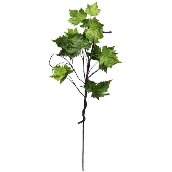 40" Artificial Green Plantanus Leaf Spray