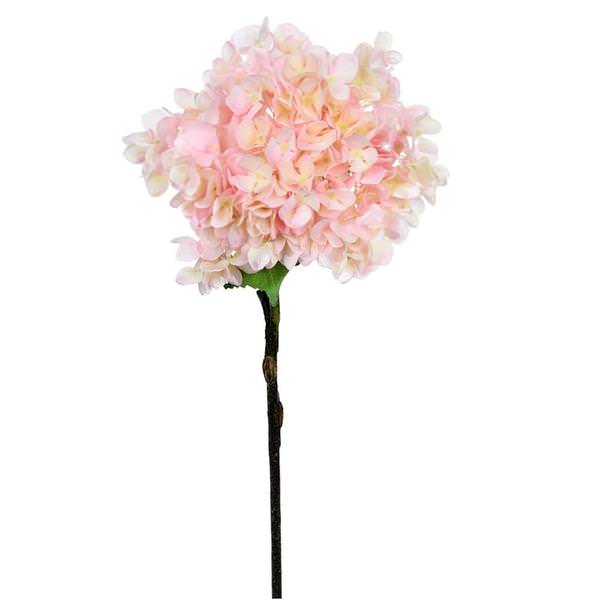 27" Artificial Pink Hydrangea Spray