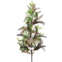 Vickerman 36" Artificial Green Fern Cotton Swag