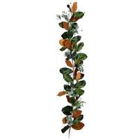 Vickerman 6' Artificial Green Magnolia Leaf Garland