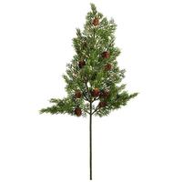 Vickerman 26" Artificial Green Cypress Spray (2 pack)
