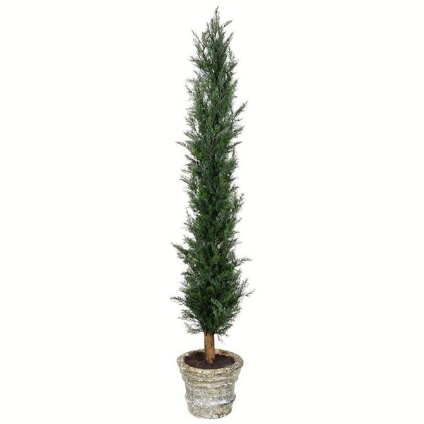 60" Potted Artificial Cedar Tree