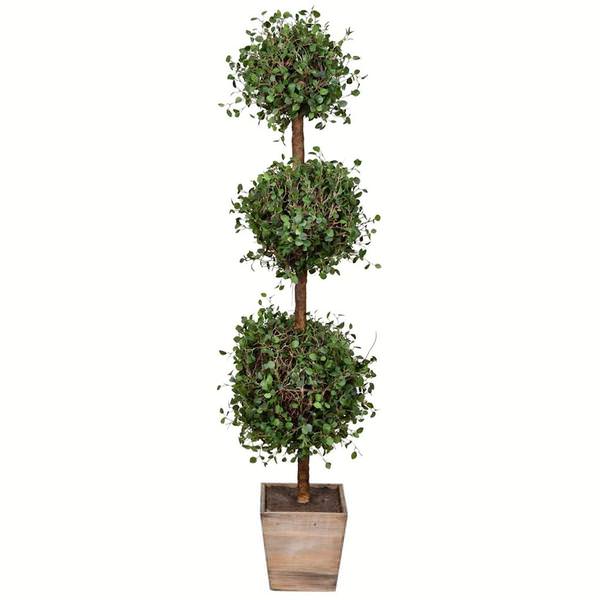 48" Artificial Potted Angel Vine Triple Ball