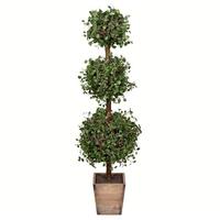 Vickerman 40" Artificial Potted Angel Vine Triple Ball