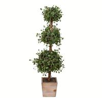 Vickerman 34" Artificial Potted Angel Vine Triple Ball