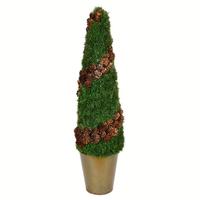 View 24" Artificial Potted Cedar Tree