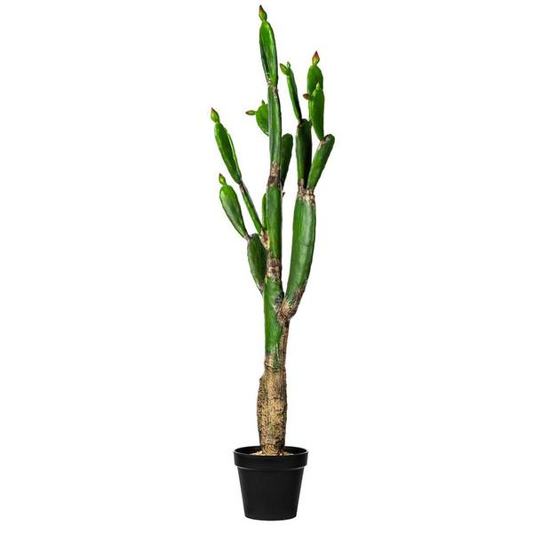 57" Artificial Green Potted Cactus
