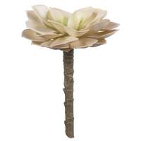 Vickerman 5" Artificial Green Succulent Pick (4 pack)