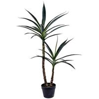 Vickerman 44" Artificial Green Potted Yucca Tree